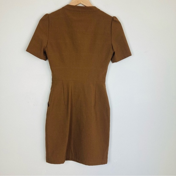 Mackage brown wool blend mini dress. Size 0. - Picture 4 of 6